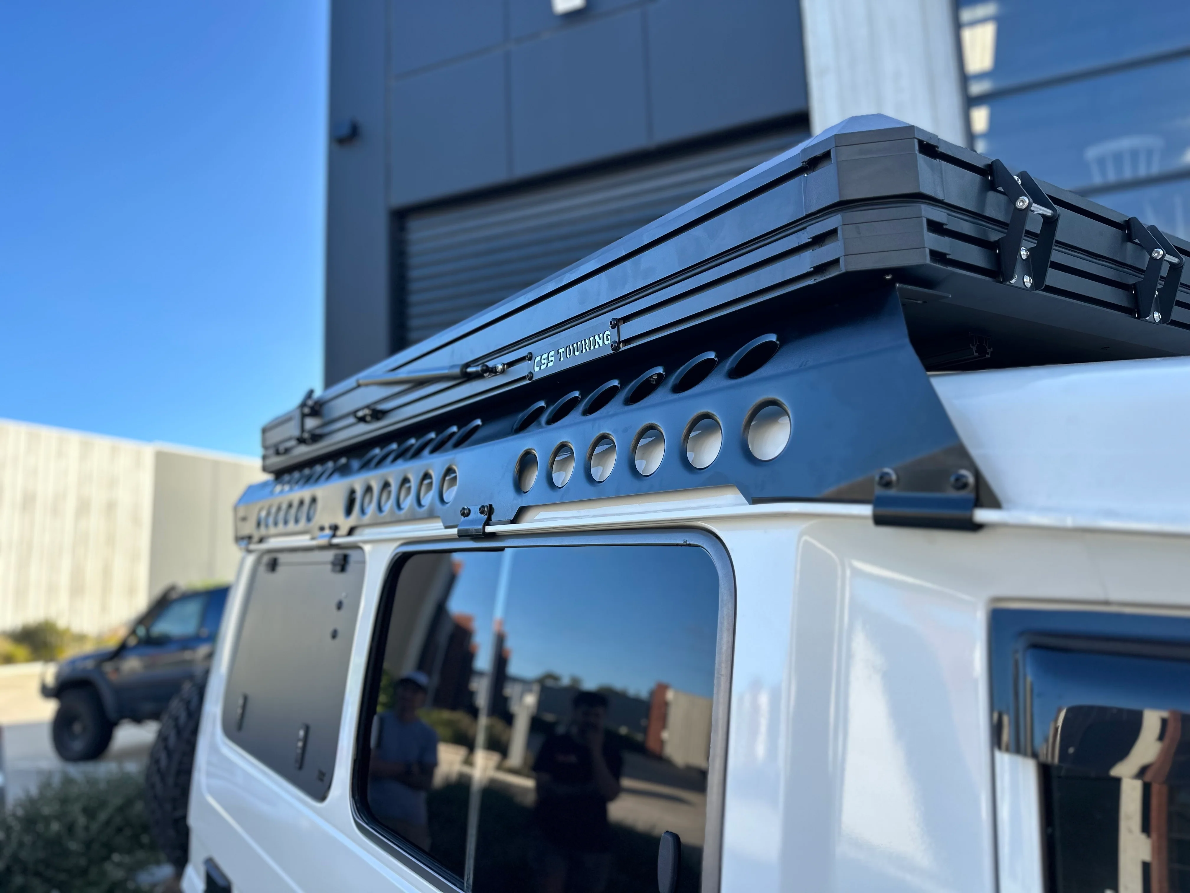 Toyota LandCruiser 78 Series "Troopy" Roof Rack Rail Sides - Image 3