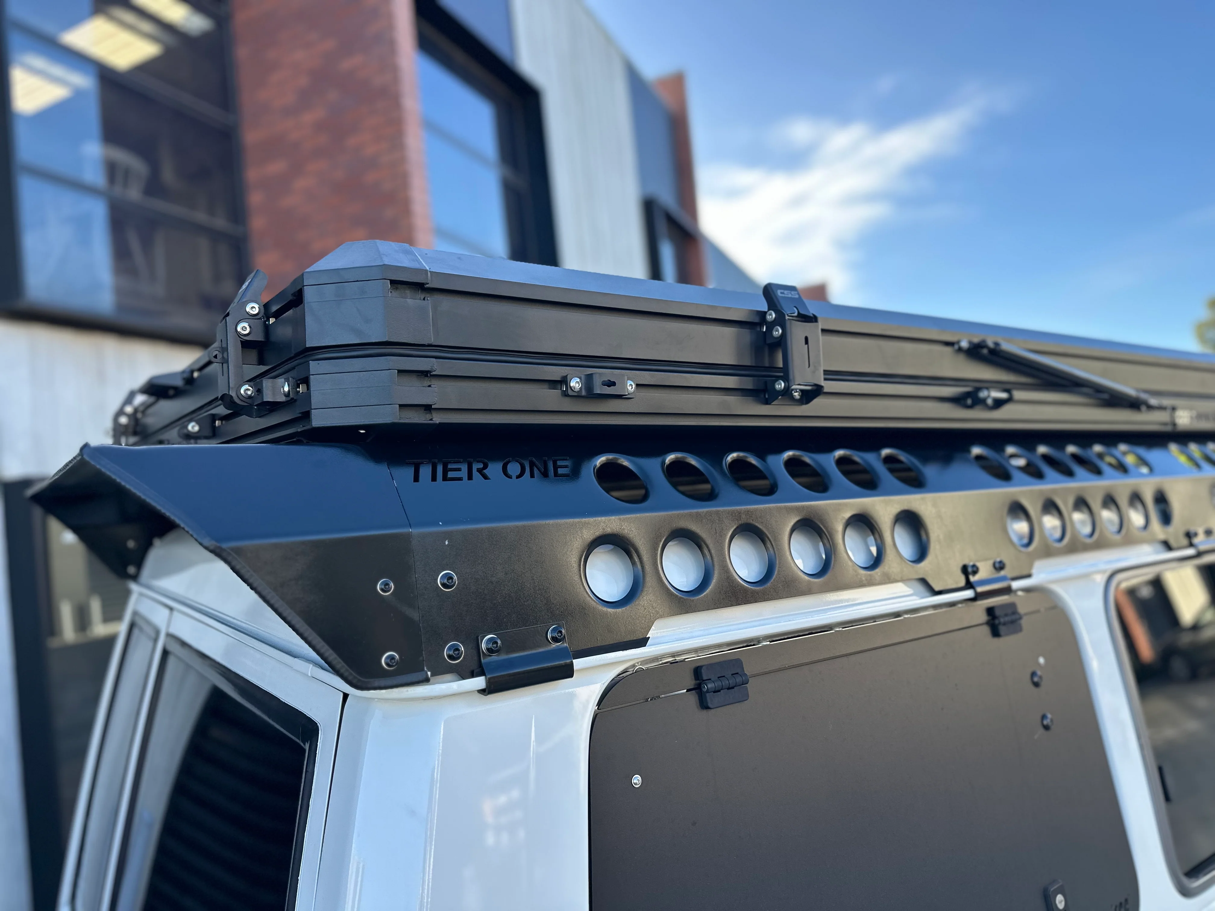 Toyota LandCruiser 78 Series "Troopy" Roof Rack Rail Sides - Image 7