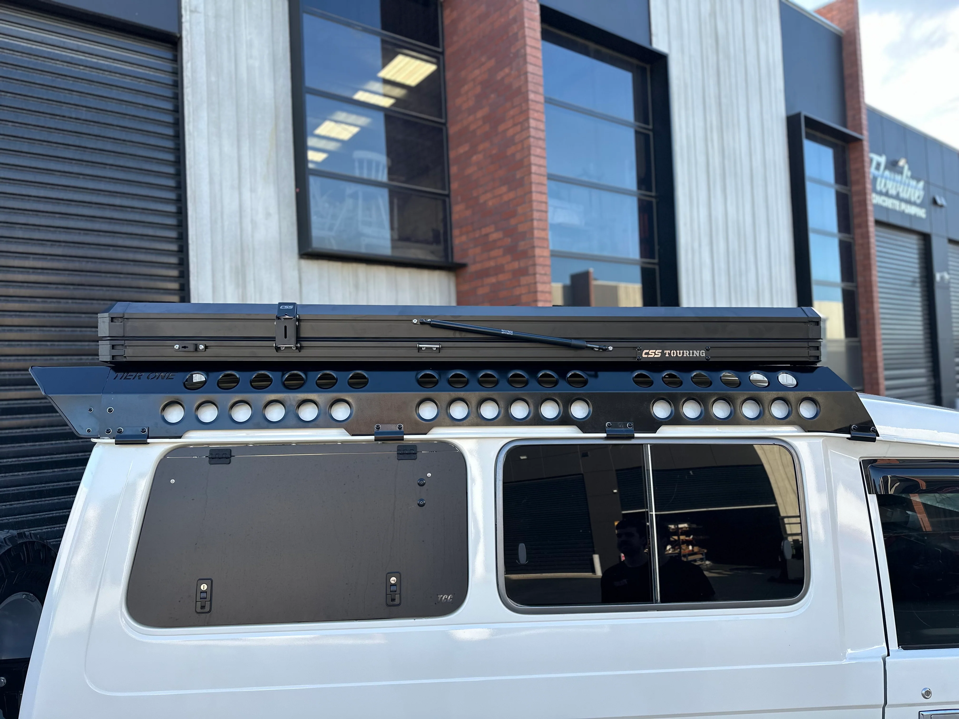 Toyota LandCruiser 78 Series "Troopy" Roof Rack Rail Sides - Image 9