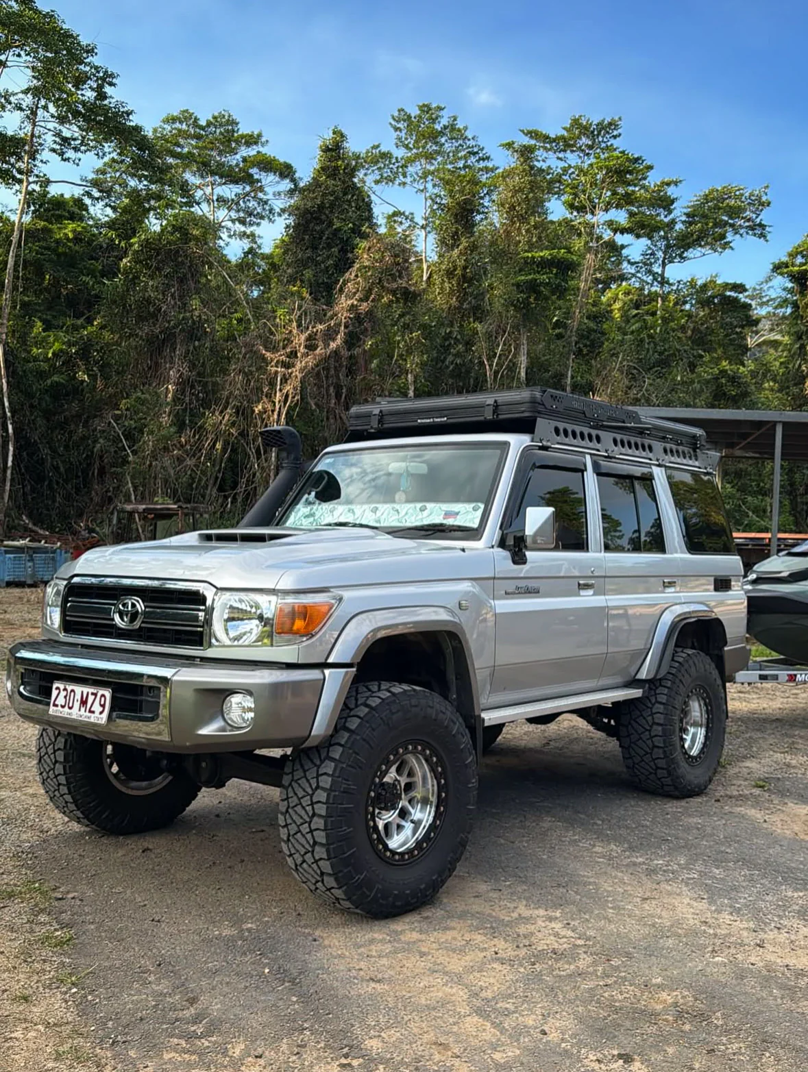 Toyota LandCruiser 76 Series Roof Rack Rail Sides - Image 24