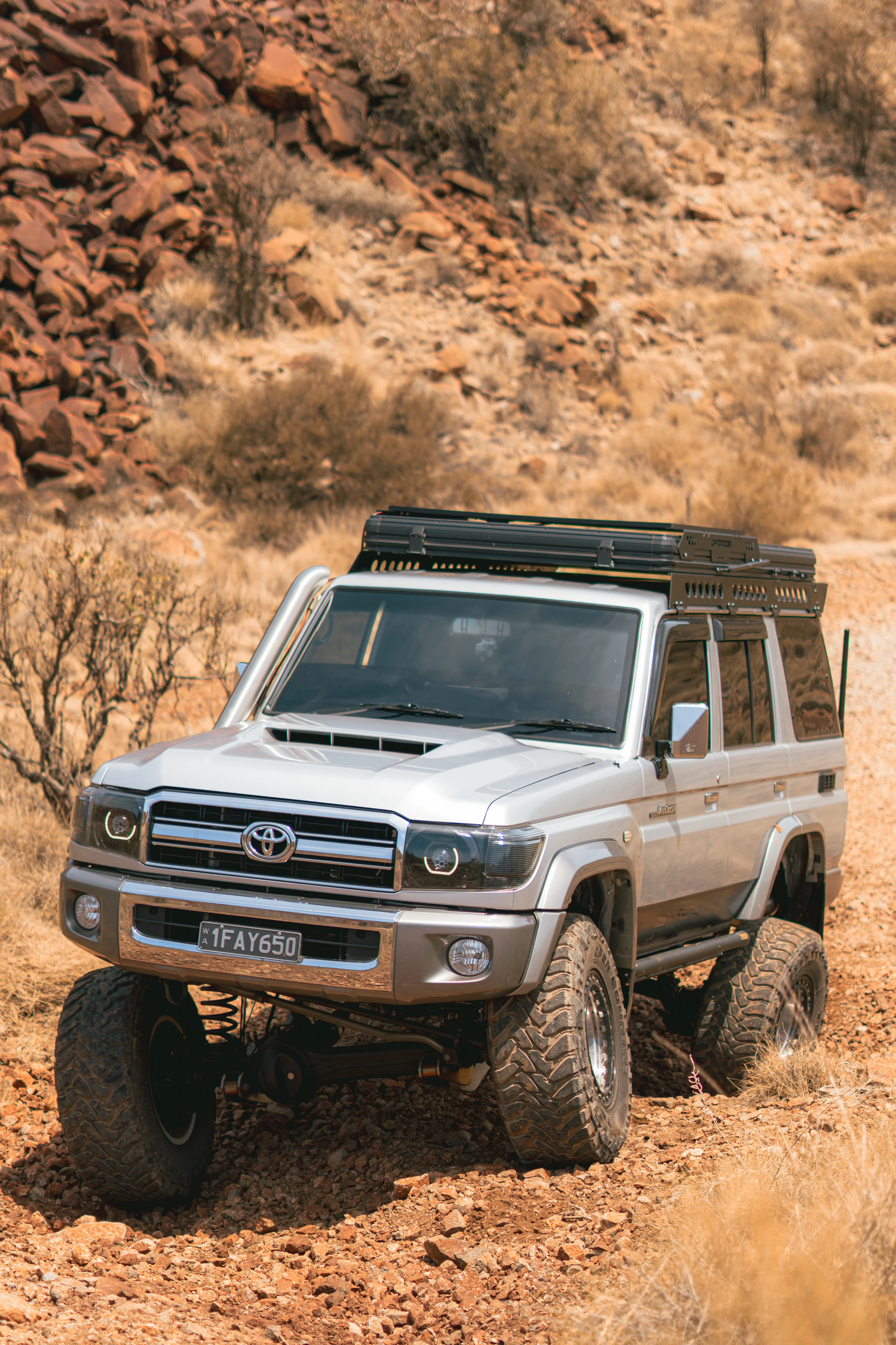 Toyota LandCruiser 76 Series Roof Rack Rail Sides - Image 10