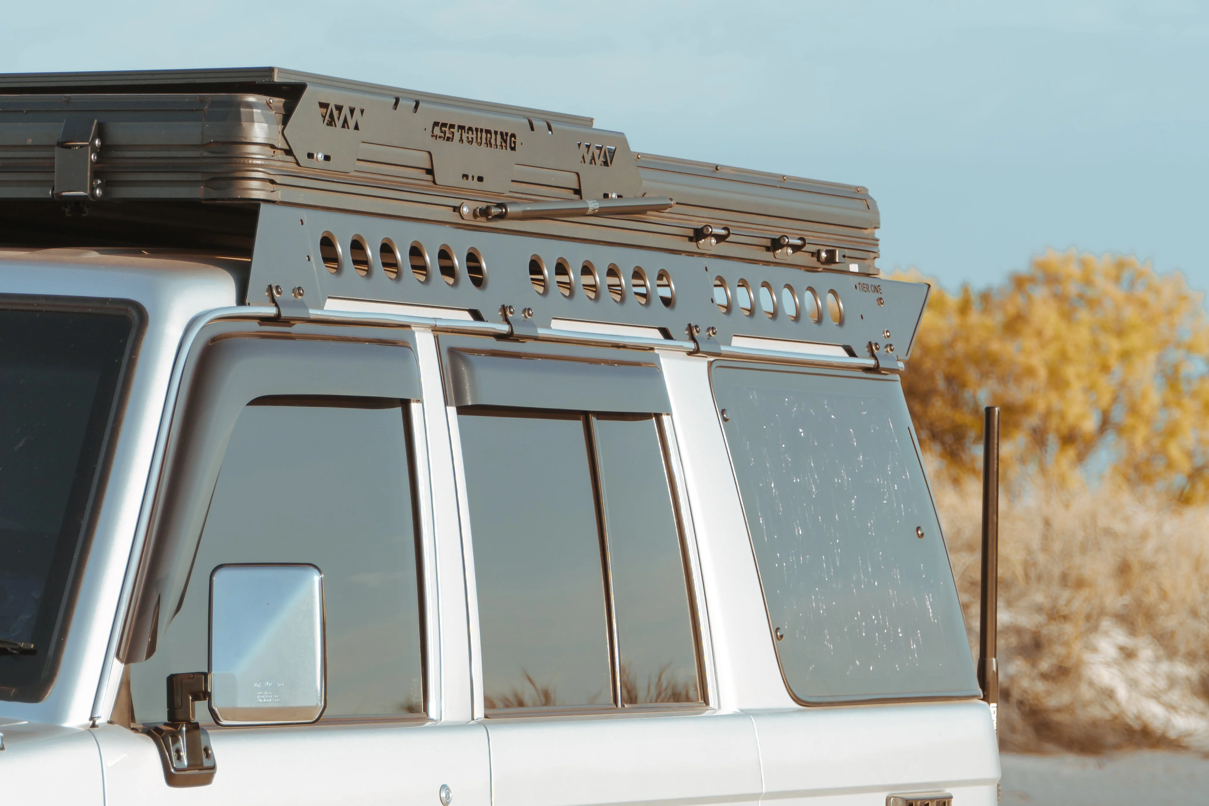 Toyota LandCruiser 76 Series Roof Rack Rail Sides - Image 8