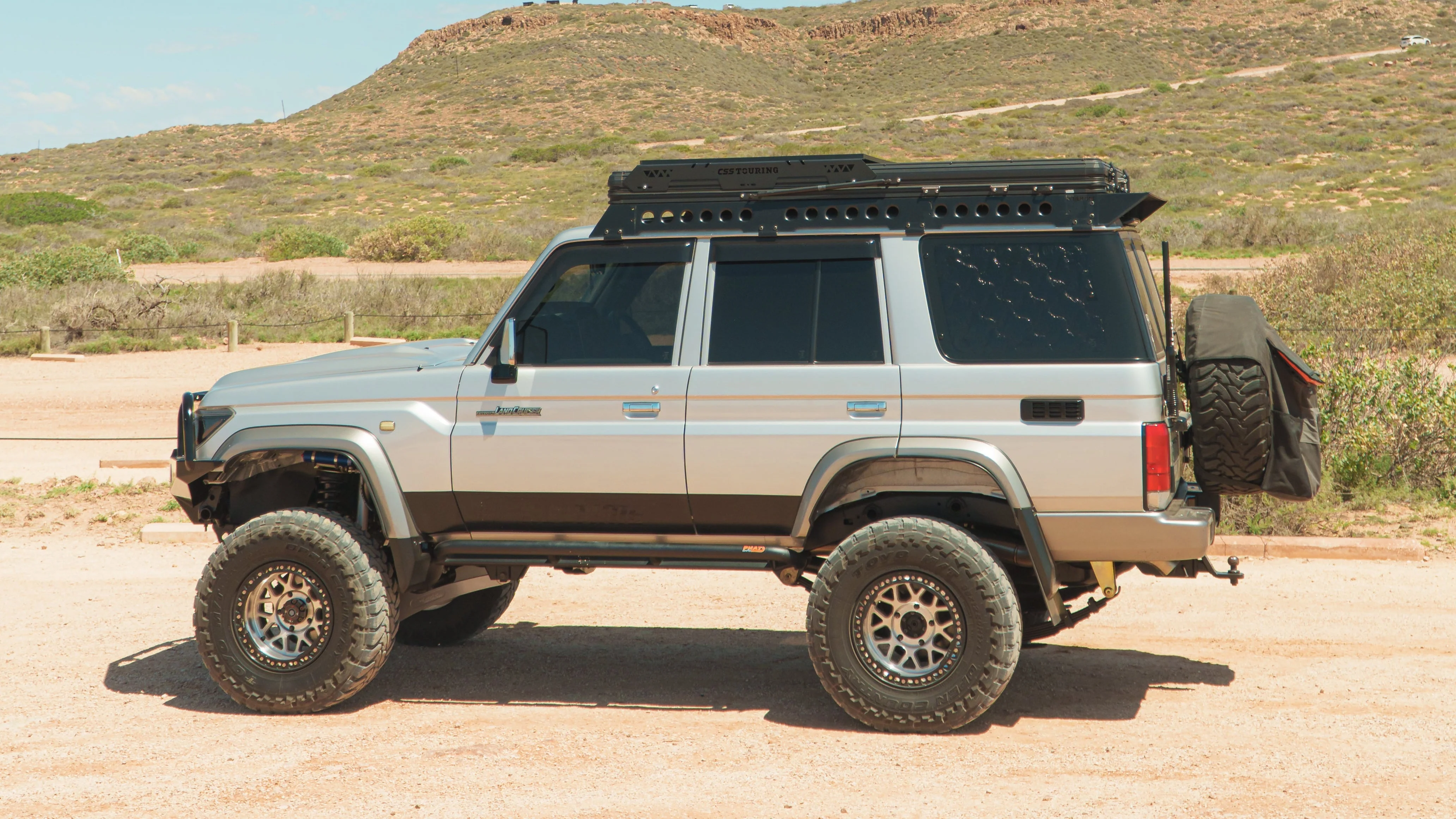 Toyota LandCruiser 76 Series Roof Rack Rail Sides - Image 19