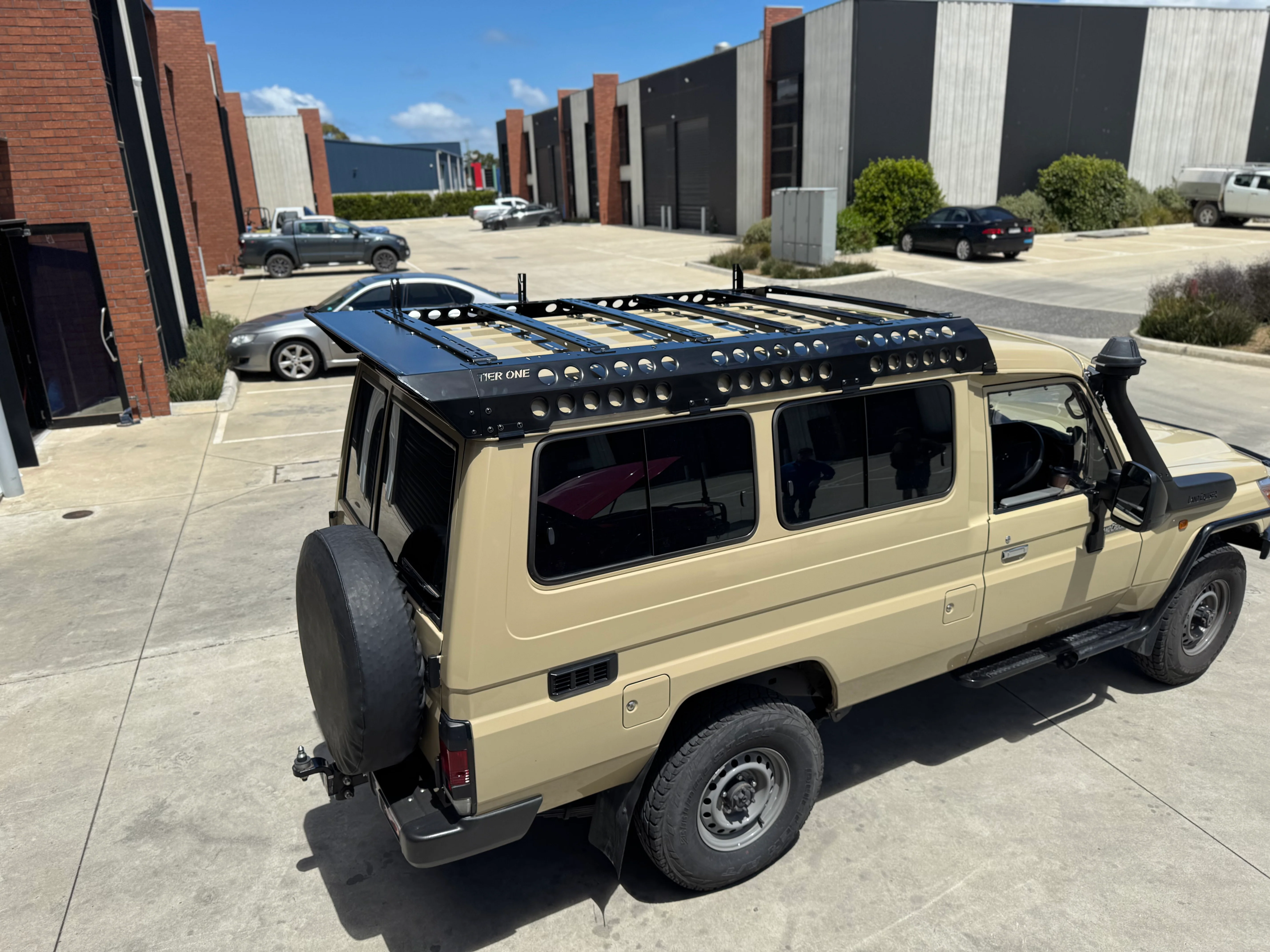 Toyota LandCruiser 78 Series "Troopy" Roof Rack Rail Sides - Image 20