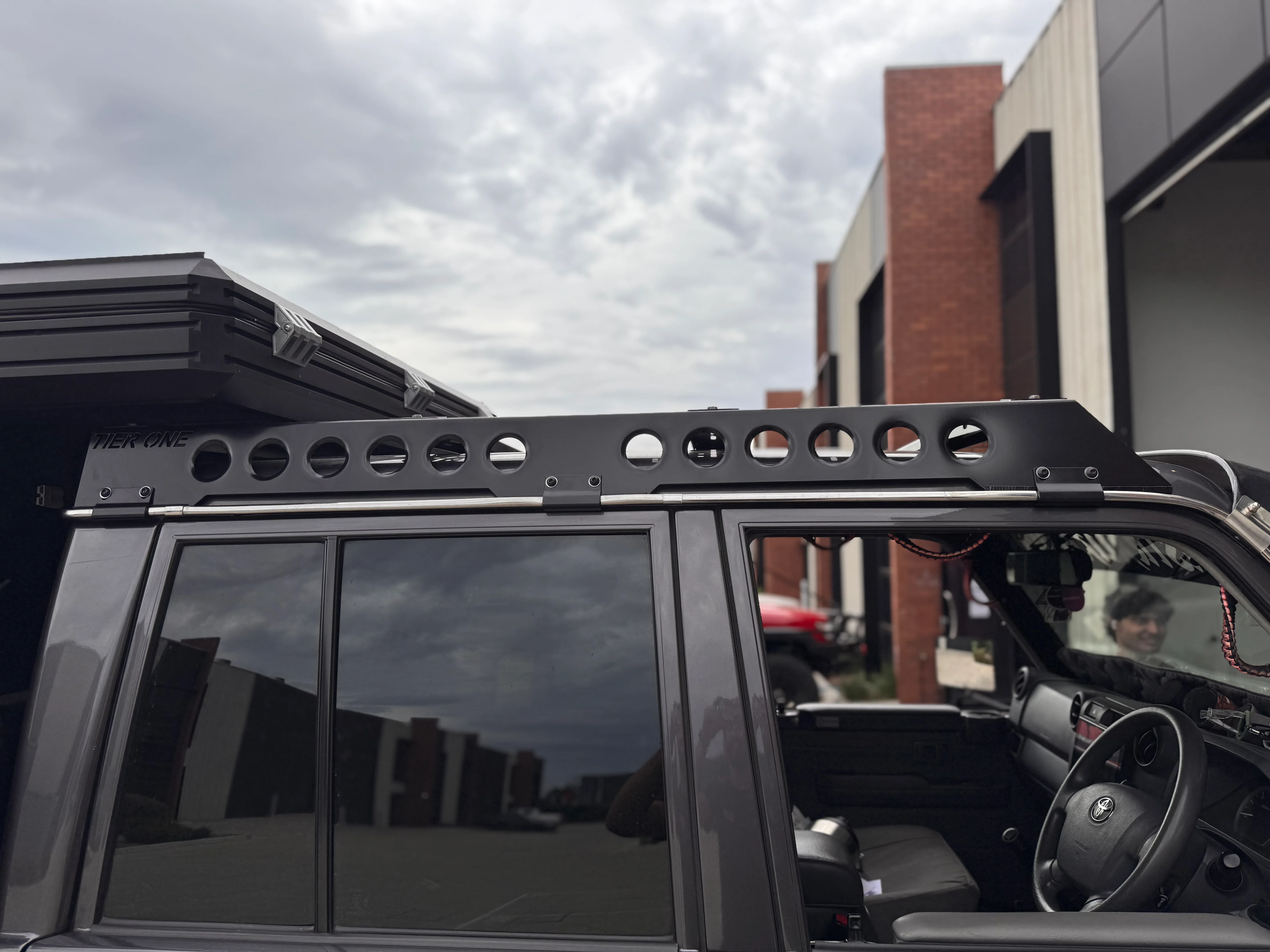 Toyota LandCruiser 79 Series Dual Cab Roof Rack Rail Sides - Image 18