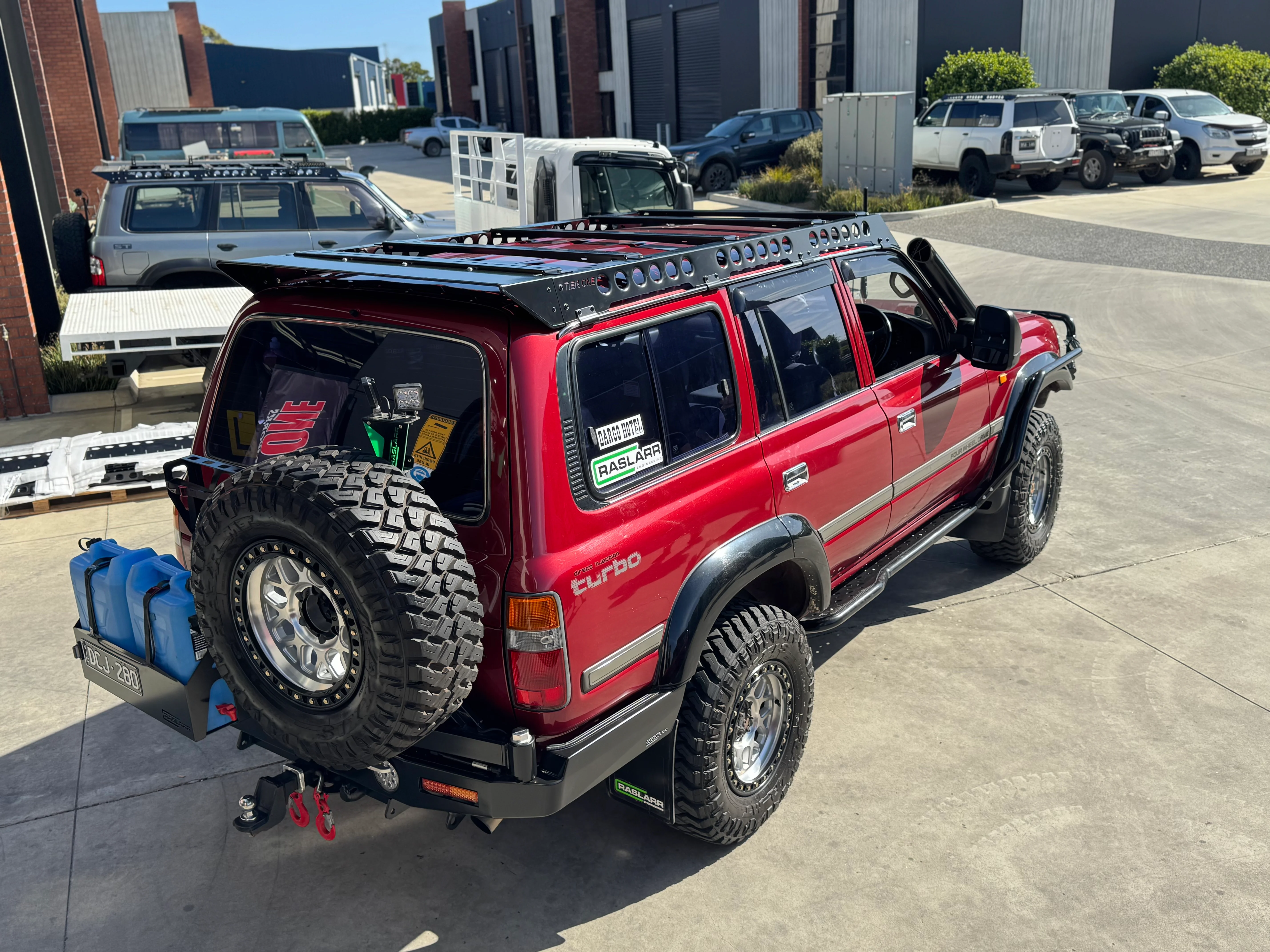 Toyota LandCruiser 80 Series Roof Rack Rail Sides - Image 8