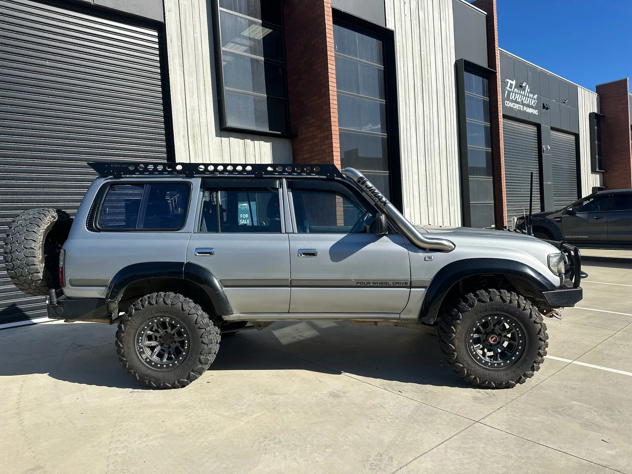 Toyota LandCruiser 80 Series Roof Rack Rail Sides - Image 11