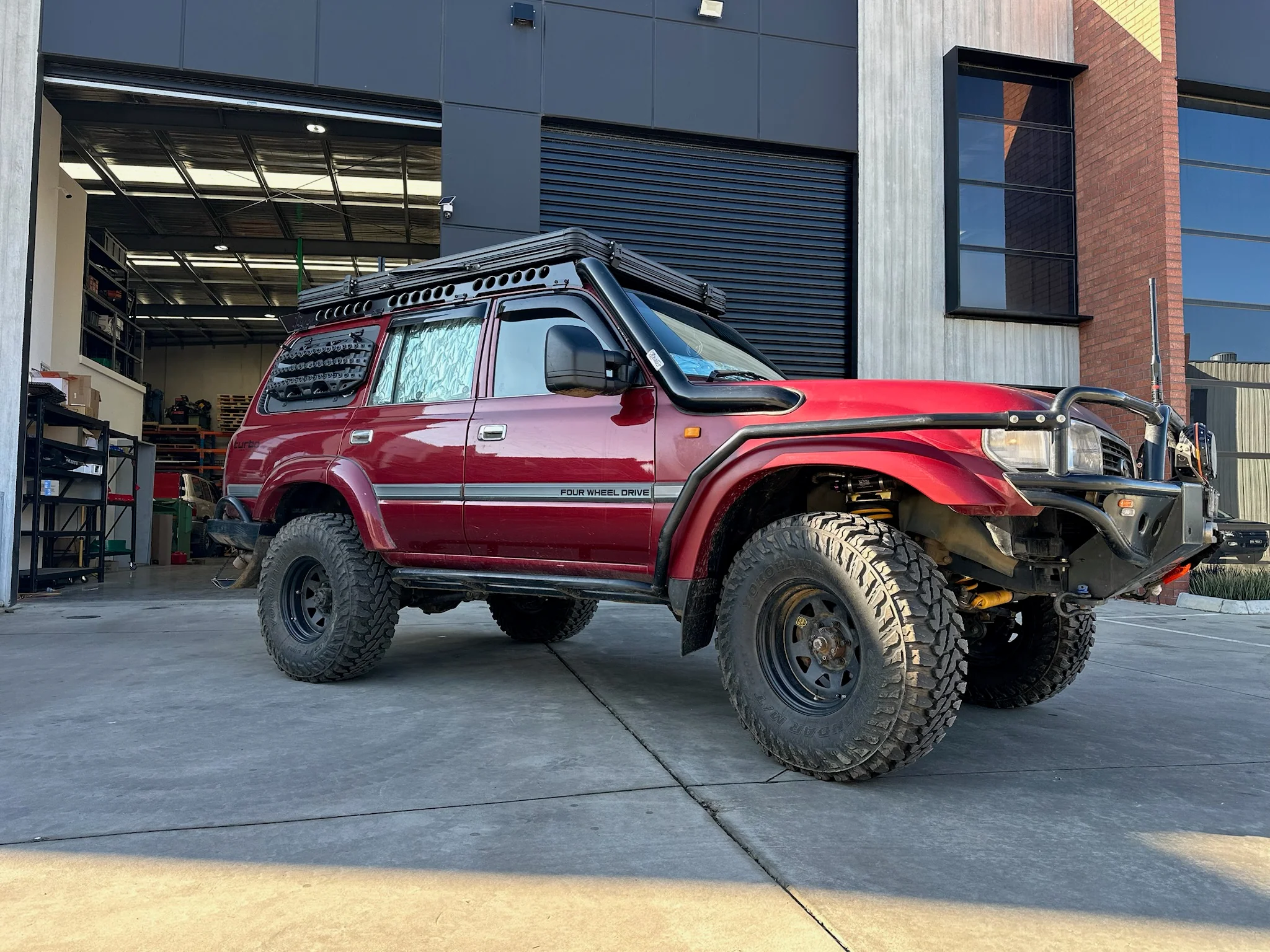 Toyota LandCruiser 80 Series Roof Rack Rail Sides - Image 17