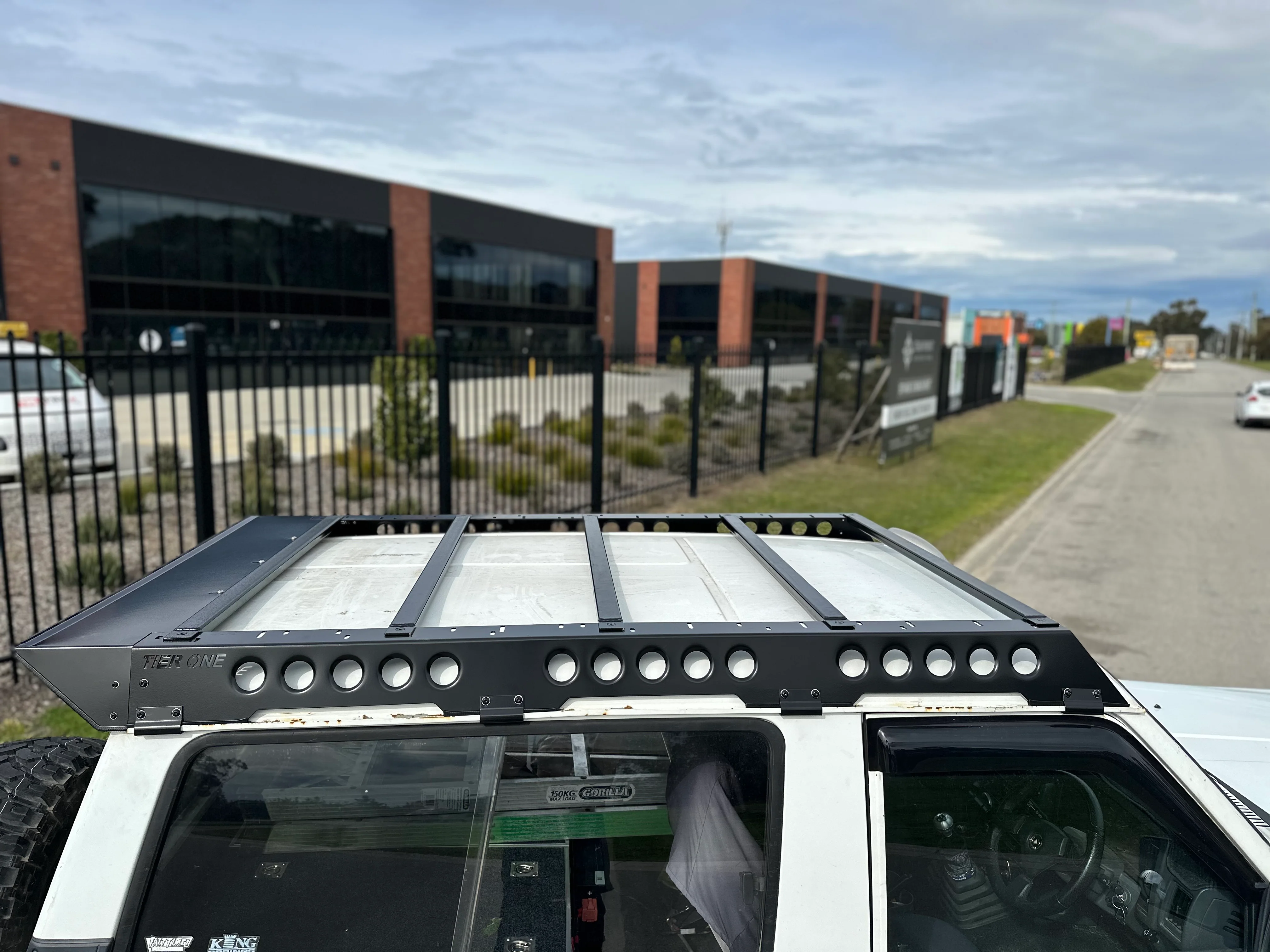 Nissan GQ Patrol SWB Roof Rack Rail Sides - Image 15
