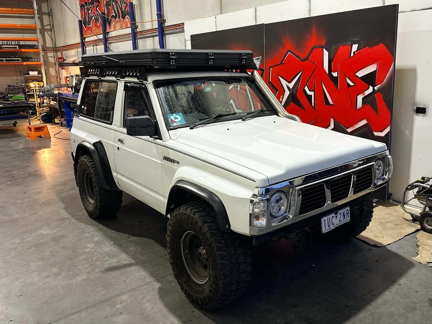 Nissan GQ Patrol SWB Roof Rack Rail Sides - Image 5