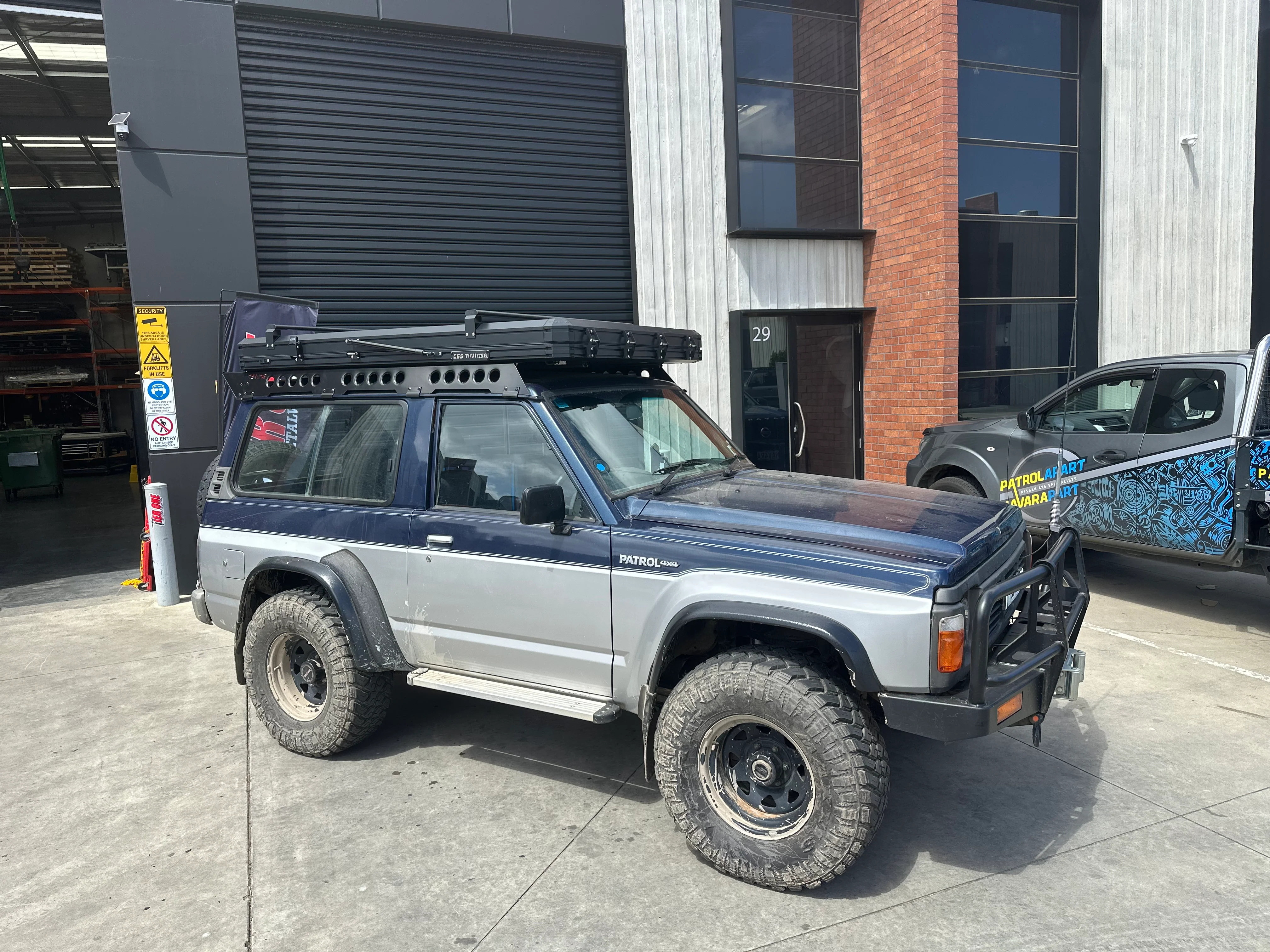 Nissan GQ Patrol SWB Roof Rack Rail Sides - Image 17
