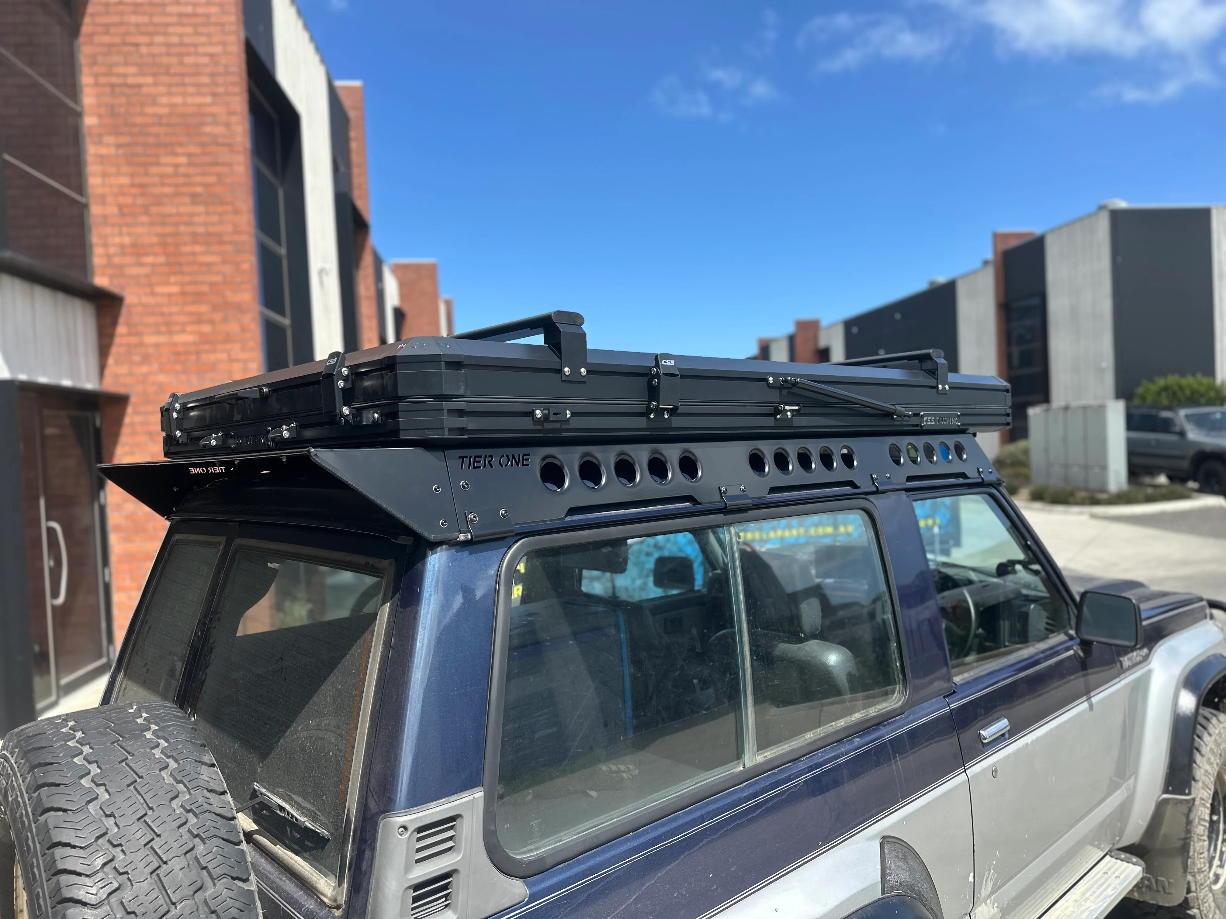 Nissan GQ Patrol SWB Roof Rack Rail Sides - Image 16