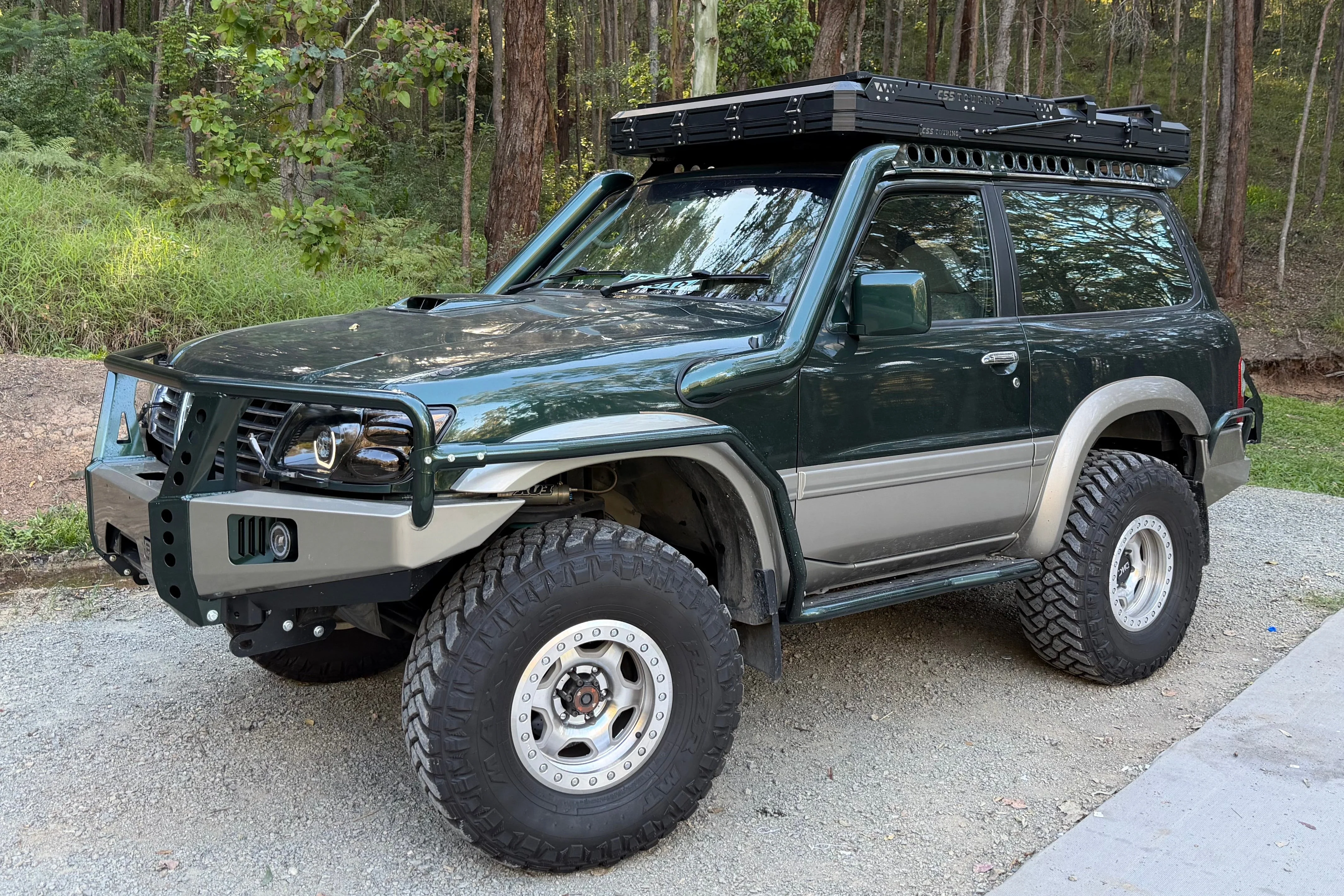 Nissan GU Patrol SWB Roof Rack Rail Sides - Image 2