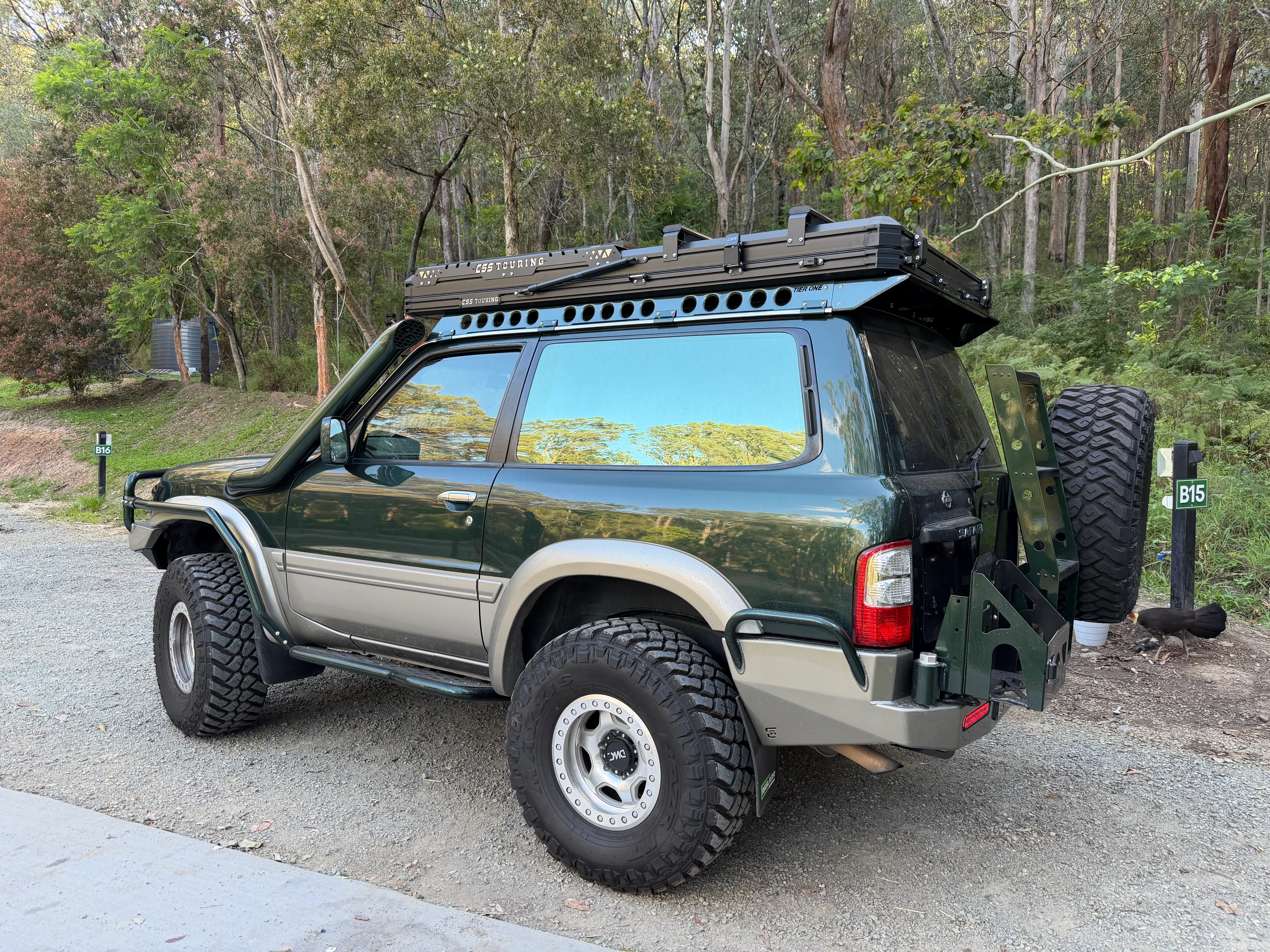 Nissan GU Patrol SWB Roof Rack Rail Sides - Image 3
