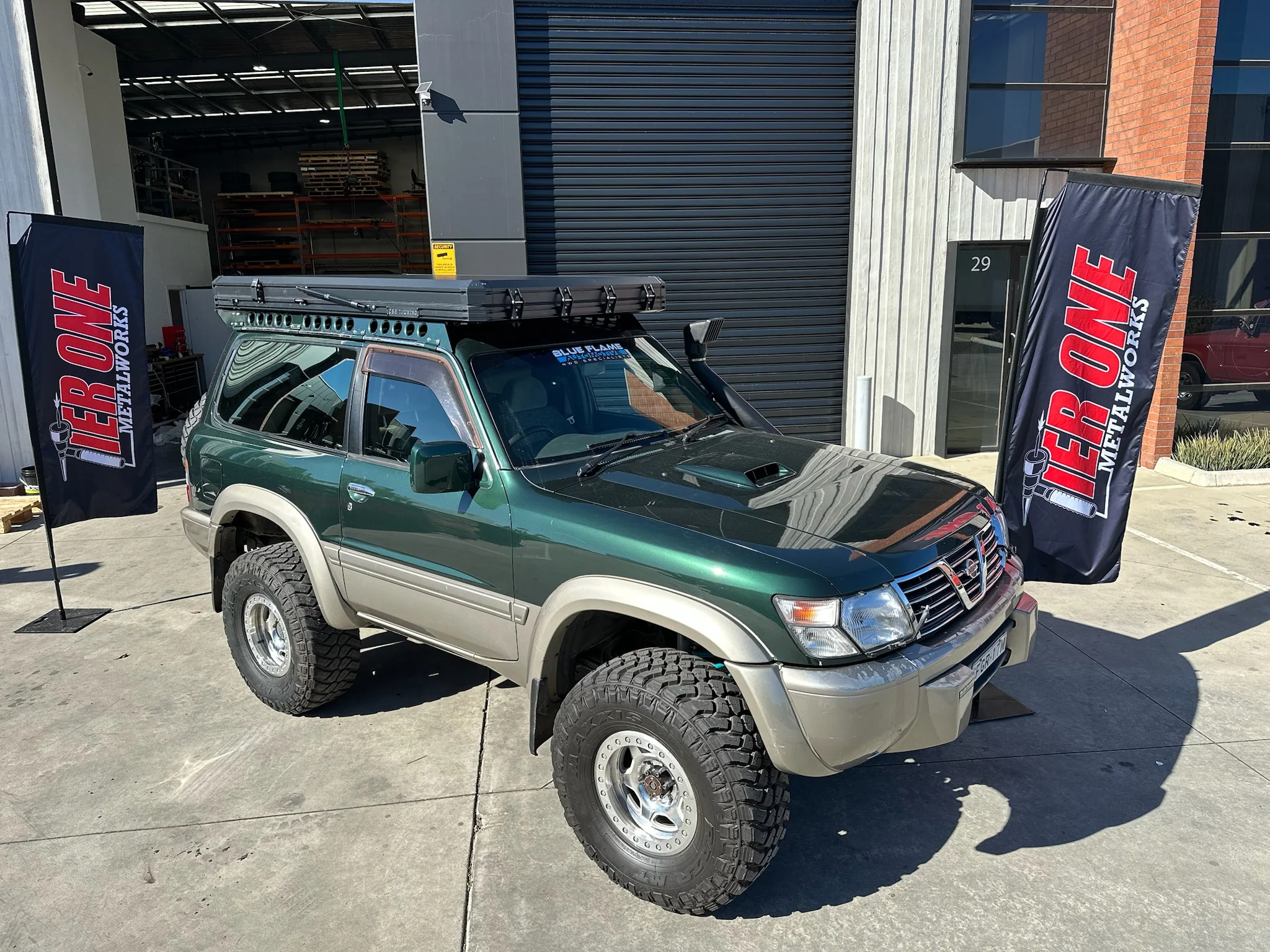 Nissan GU Patrol SWB Roof Rack Rail Sides - Image 6